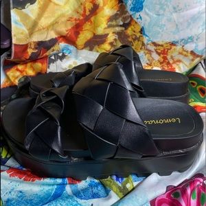 Women’s Black Chunky Platform Sandals